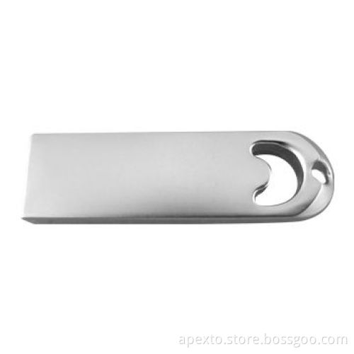 USB Flash Drive with 16GB Storage Capacity, Classic Promotional Gifts, Glossy Metal Material